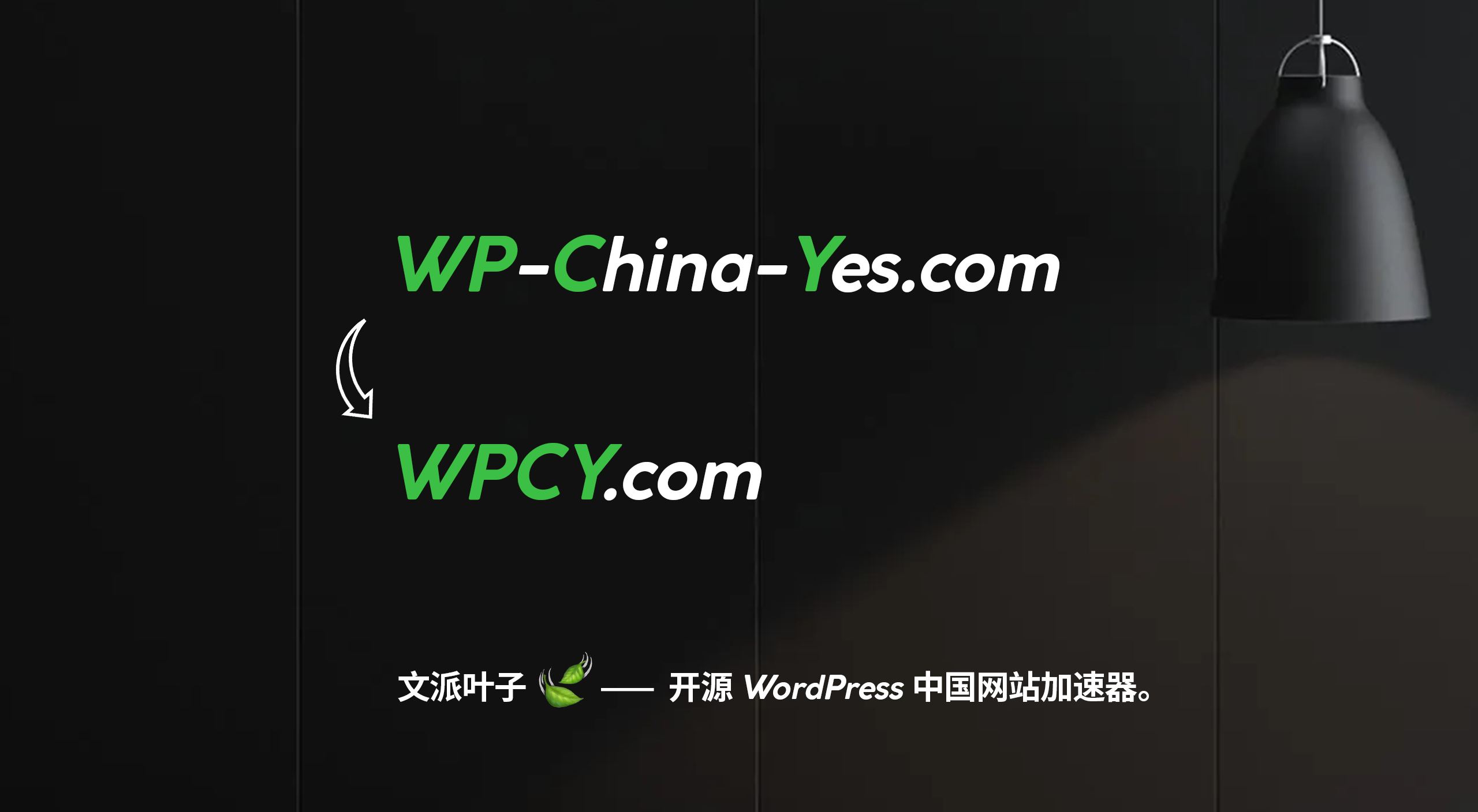 文派叶子 🍃 (WP-China-Yes) 品牌重塑完成，现已启用新域名 WPCY.com